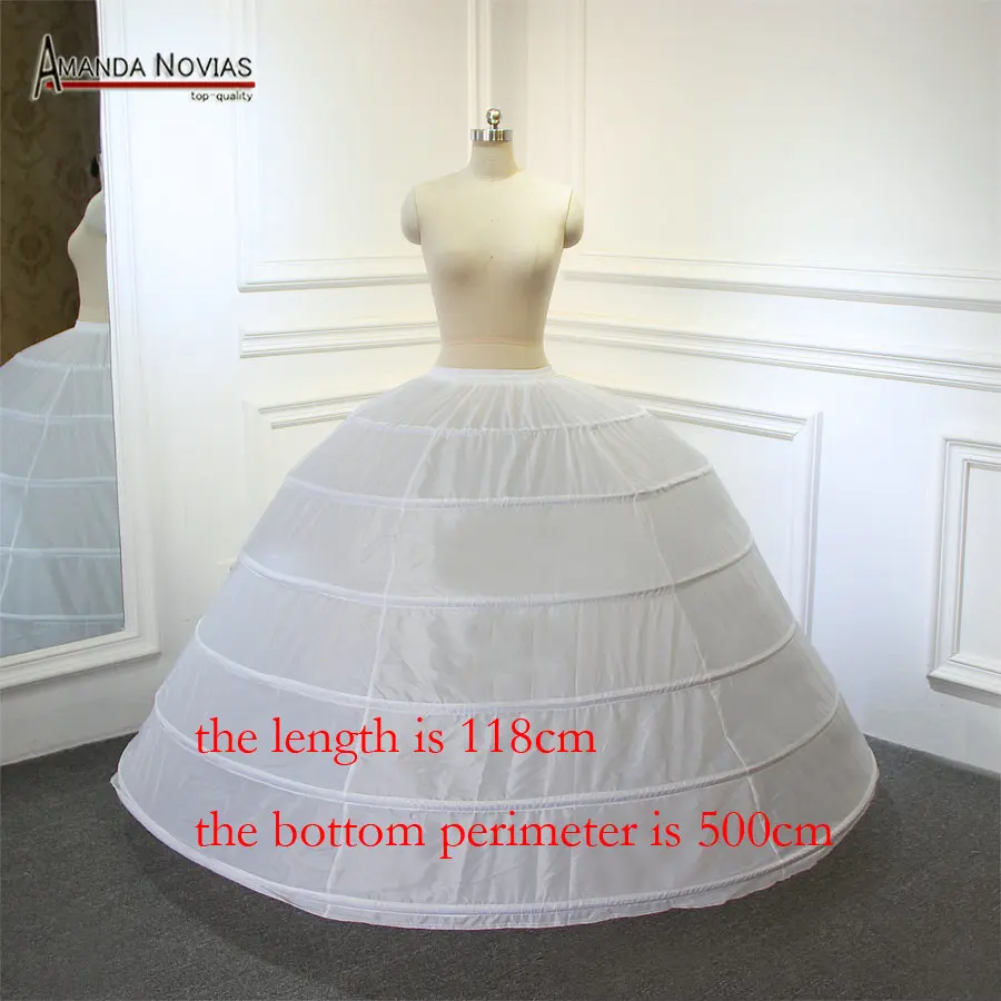 

High Quality Big Petticoat 6 Rings The Biggest Bottom is 500cm for ball gown wedding dress