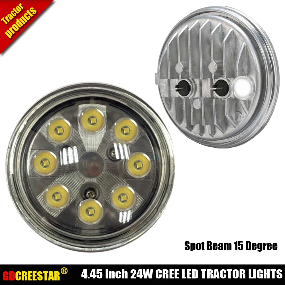 PAR 36 12V 24V Светодиодный прожектор 8 ламп используемых для тракторов PAR36 24W