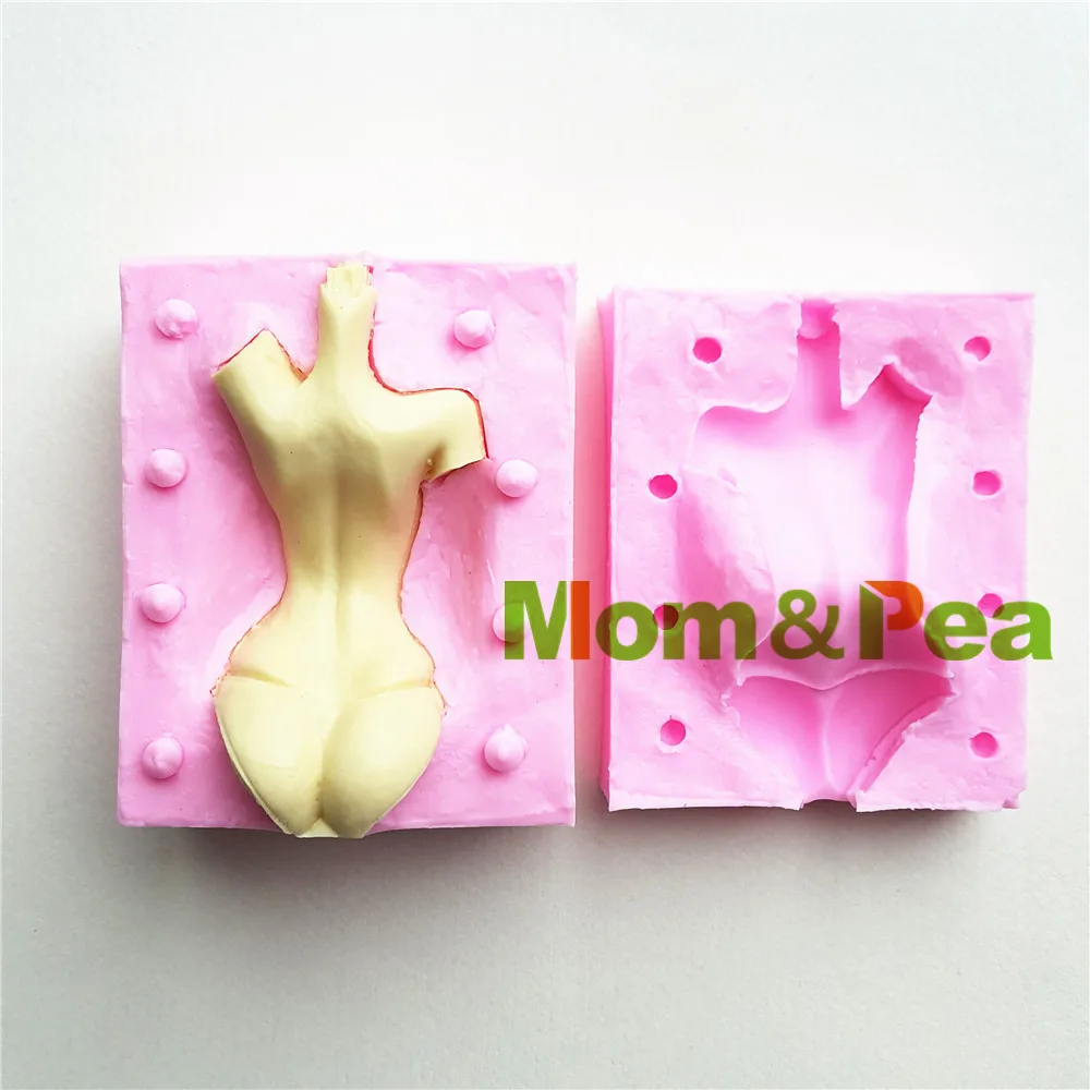 Mom & Pea MPA1657 женская форма для тела силиконовая украшения торта помадка 3D пищевая