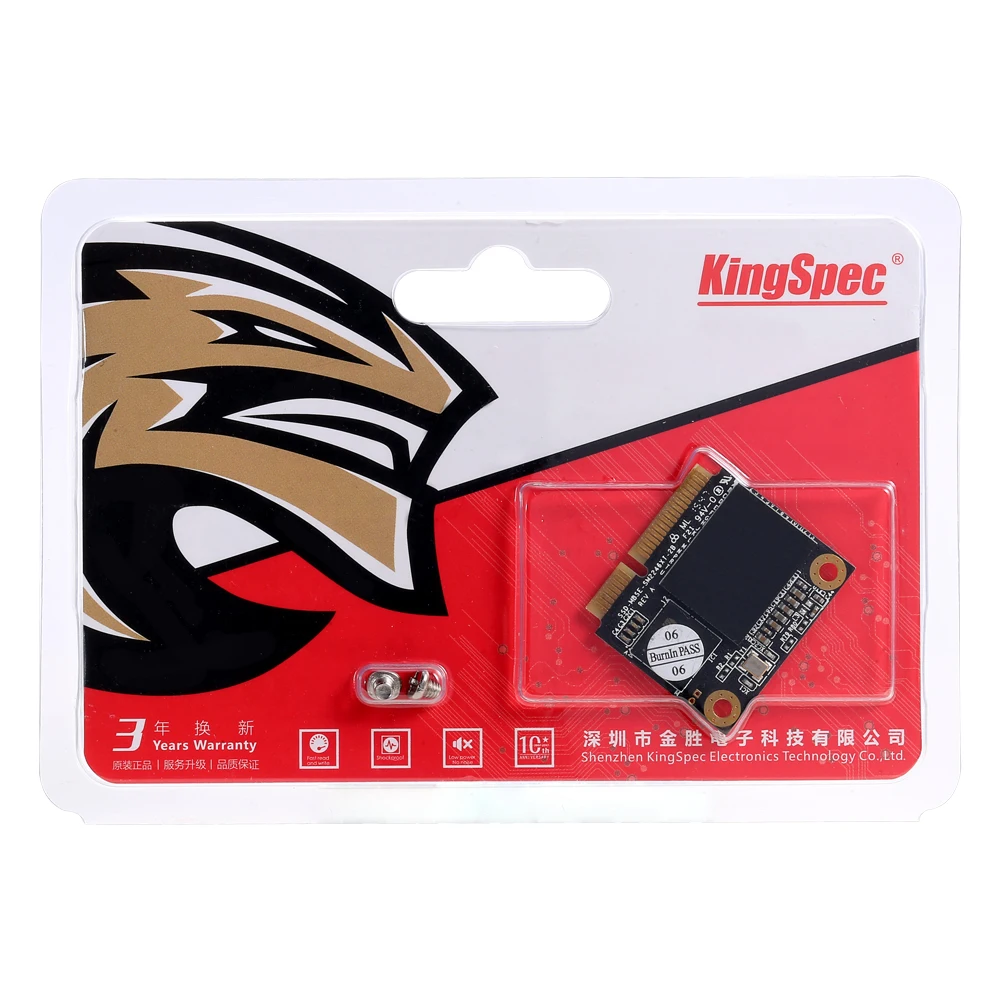 Kingspec половина mSATA SSD 32 Гб 64 Гб 128 ГБ 256 ГБ ssd твердотельный накопитель Жесткий диск высокая скорость для ноутбуков/ультрабуков