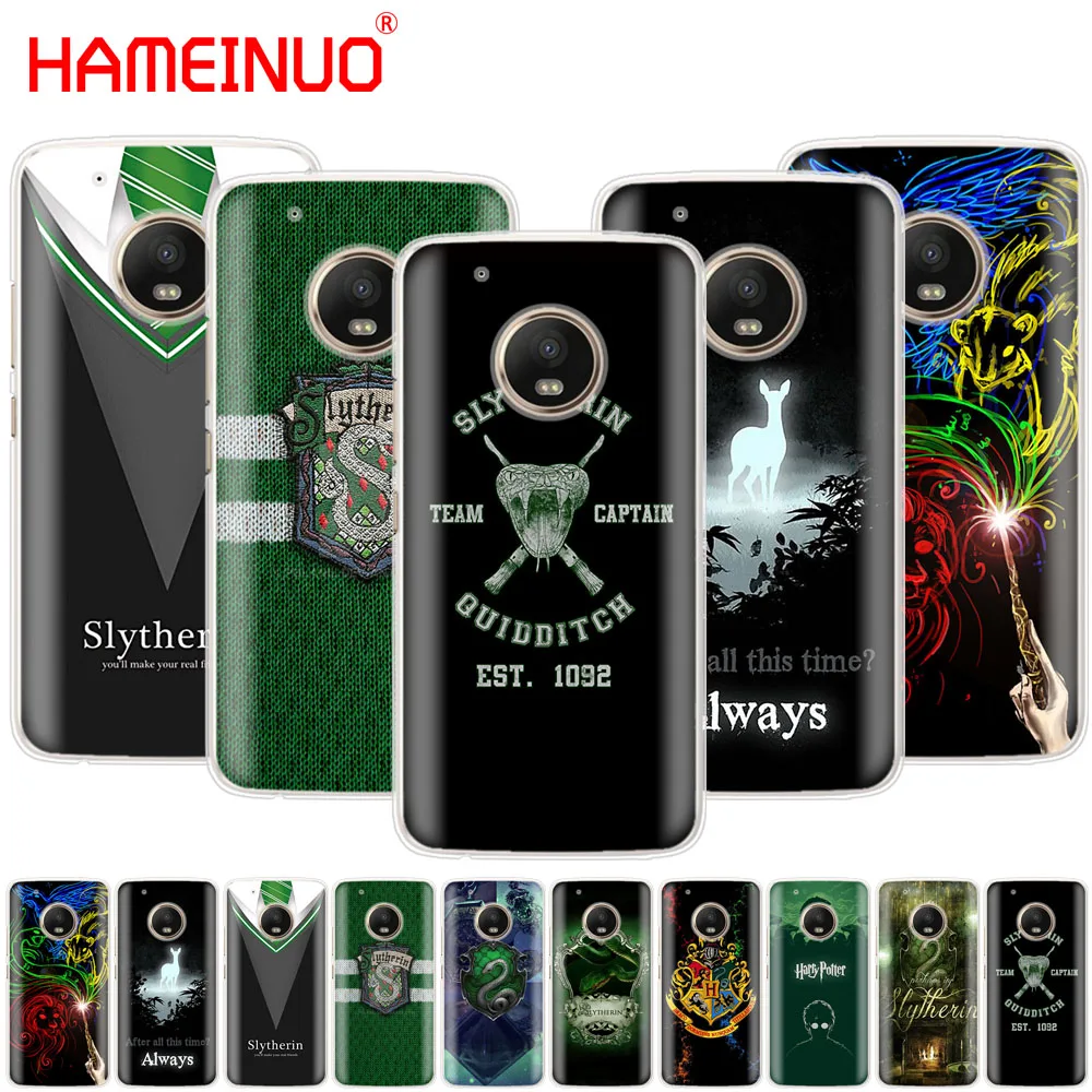 HAMEINUO Harry Potter Slytherin School Crest case phone