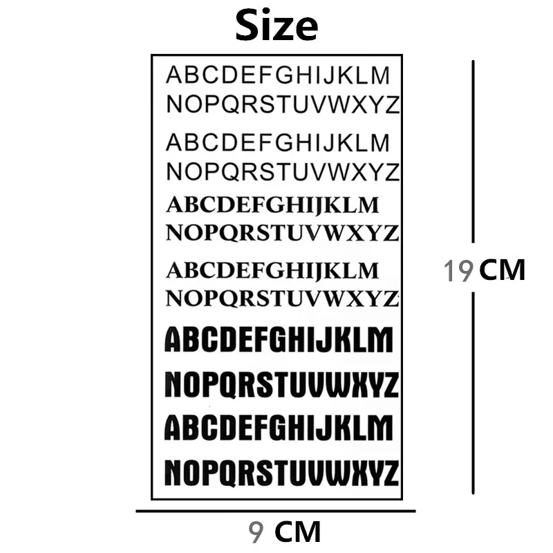 Y-XLWAN, алфавит, арабские цифры, Ms. Lasting, тату, мужские наклейки, водонепроницаемые, тату, наклейки на стену