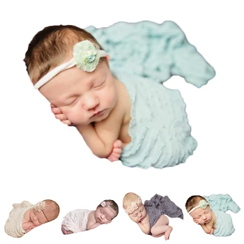 

Newborn photography props,lace wrap,stretch super fluffy,baby soft blanket(120 * 30cm) Baby Newborn Photography Props Baby