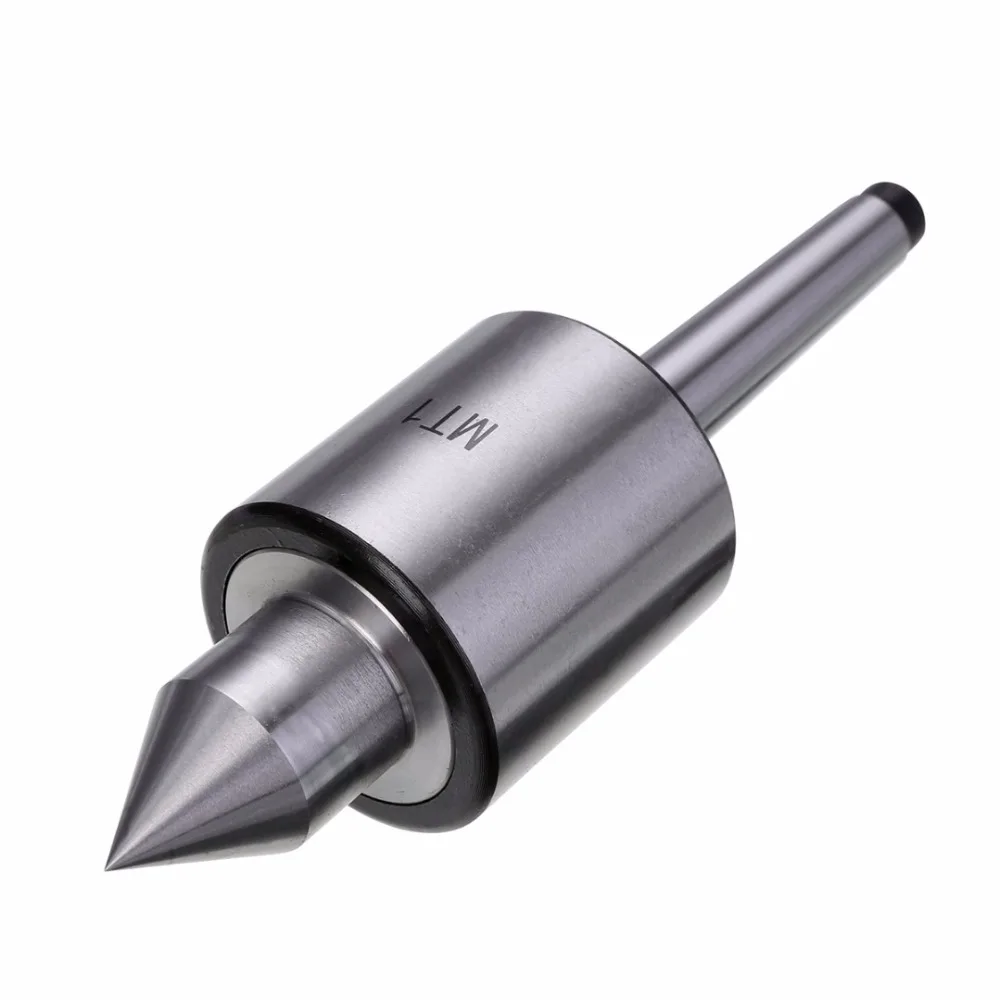 

1pc Precision MT1 Live Center Triple Bearing Steel Morse Taper For CNC Lathe Revolving Tool