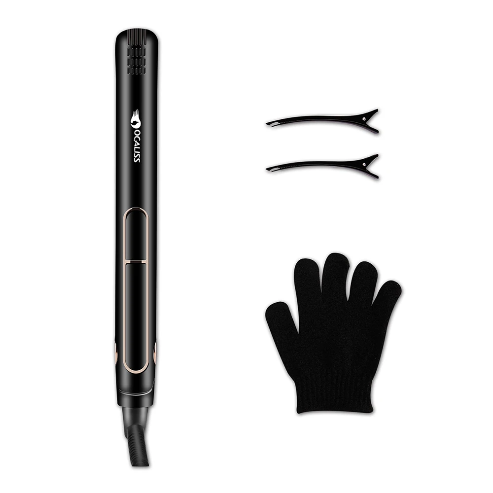  Ocaliss RM-39TFP Professional Titanium Hair Straightener Adjustable Temperature Fast 30's Heat Up W