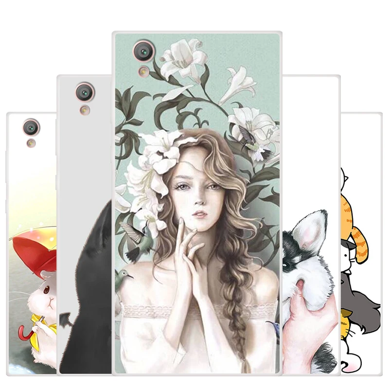 

Phone Coque For Sony Xperia XA1 Ultra Dual Cases Soft Silicone For Xperia XA2 ultra Experia L1 Cover Cartoon Anime Animal ku306