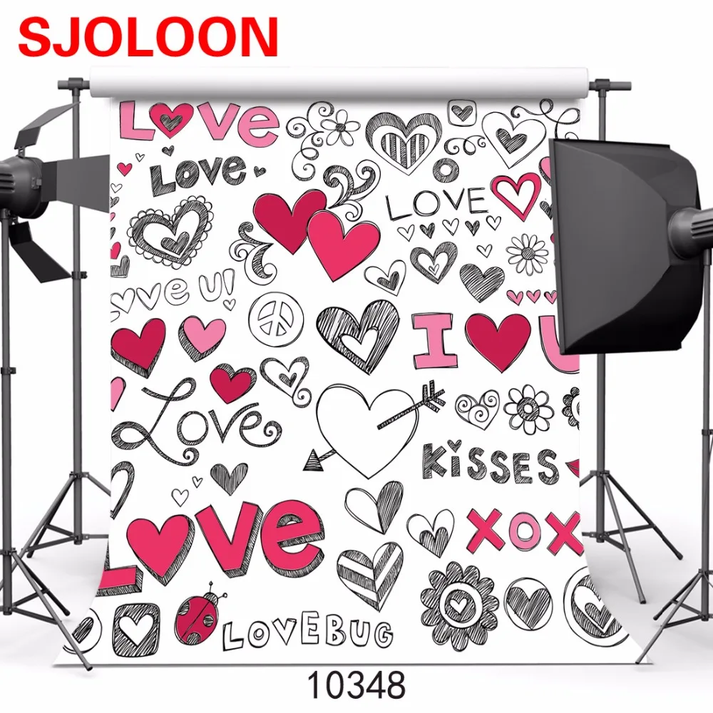 

Valentine's day photography background 3x3M Fond studio photo vinyle Photography-studio-backdrop Photo background  SJOLOON 10348