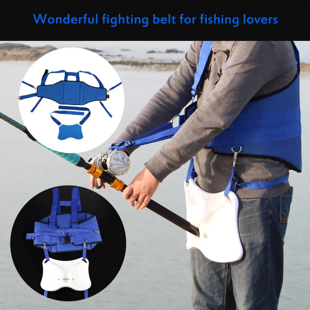 Best Professional Stand Up Offshore Fighting Belt + Shoulder Back