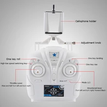 Drone With Camera OR No Camera Wifi Control 6 Axis Gyro 4CH LED Mini RC Drone 360 Degree Rollover A Key Return Toys Helicopters!