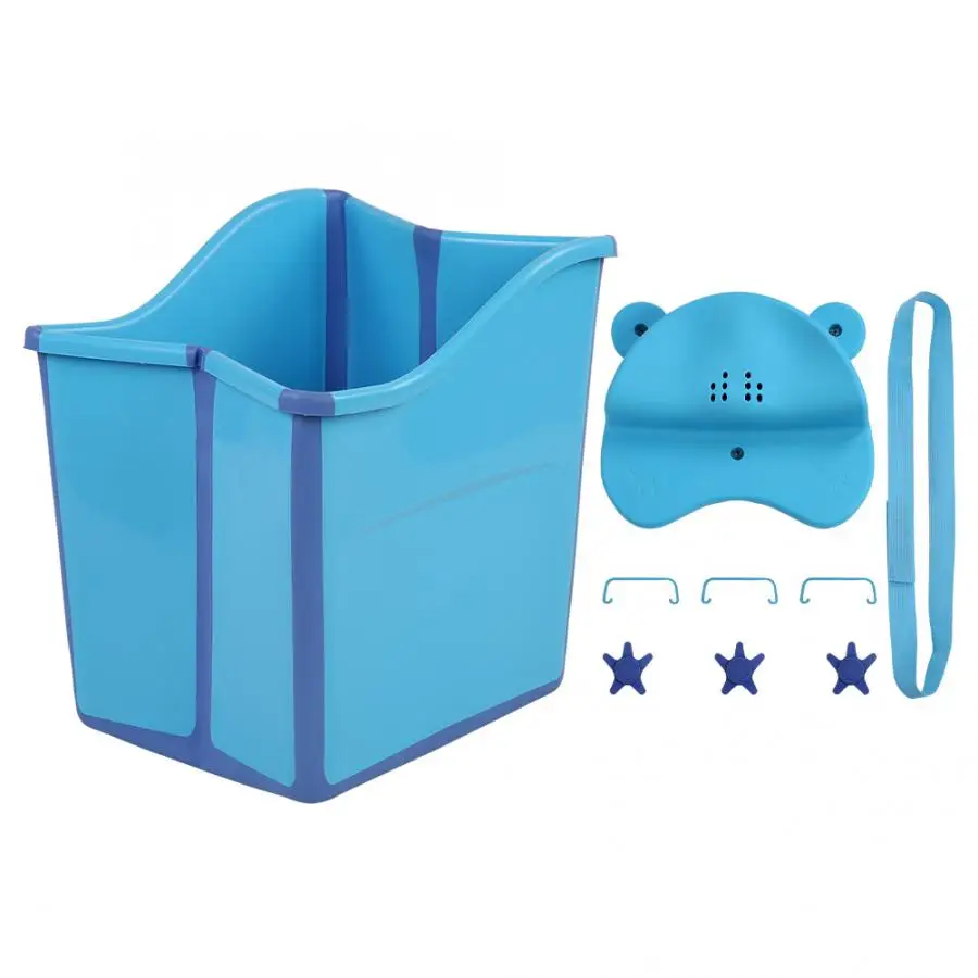 

Baby Bathtub Wall Mounted Faucet Portable Folding Foldable Bathtub Tub for Children Toddlers Baby Waterfall Bathtub