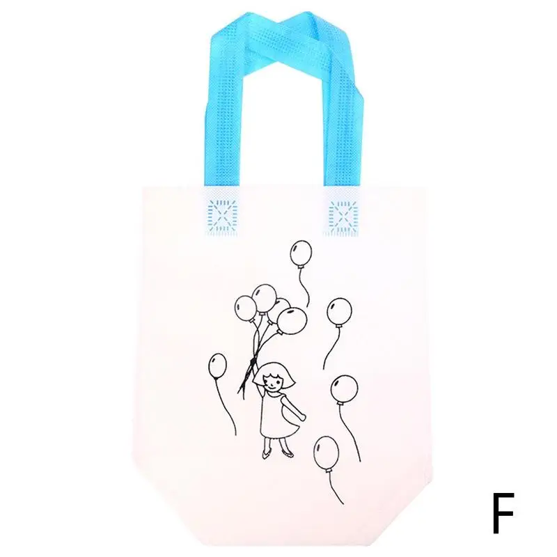 DIY Painting Drawing Bag Environmental Protection Materials Various Design Bag For Develop Child Kindergarten Patience - Цвет: F
