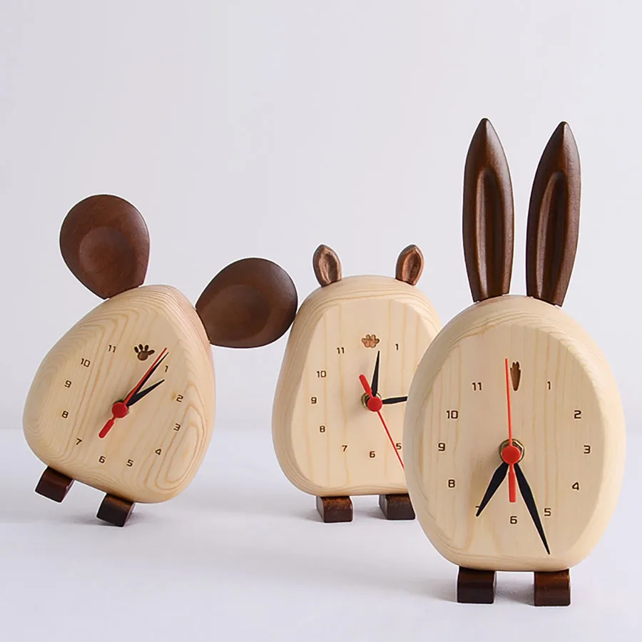 

Desk Clock Table Clock Desktop Vintage Pendulum Clock Electronic Nordic Digital Desk Clocks Office Decoration Home Decor WZH003