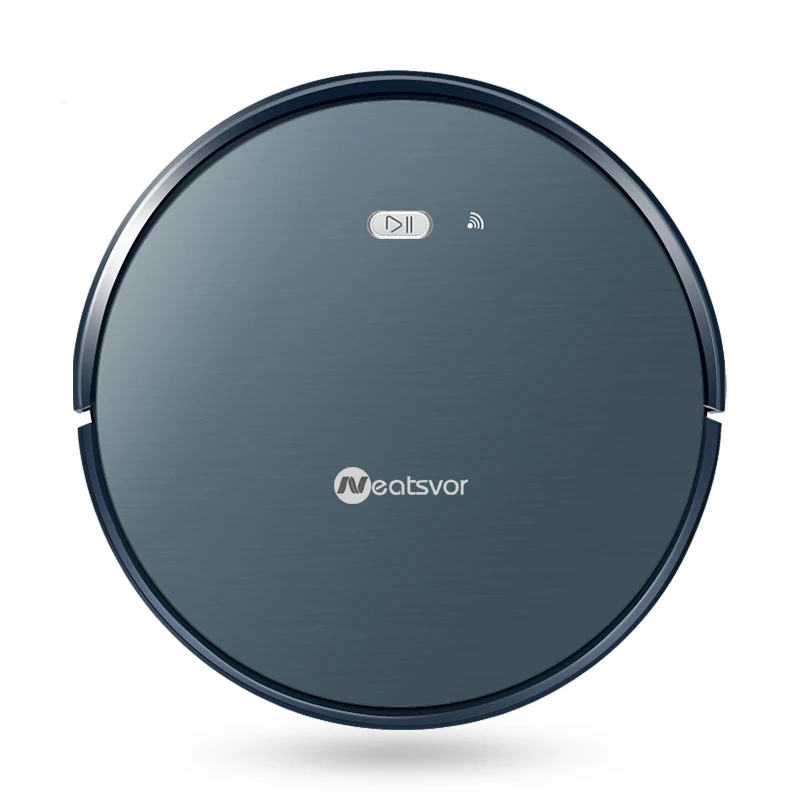 Dark Gray NEATSVOR X500 робот-пылесос 1800PA мощный всасывающий 3 в 1 домашний сухой влажный уборочный робот-пылесос с автоматической зарядкой - Цвет: Dark Gray