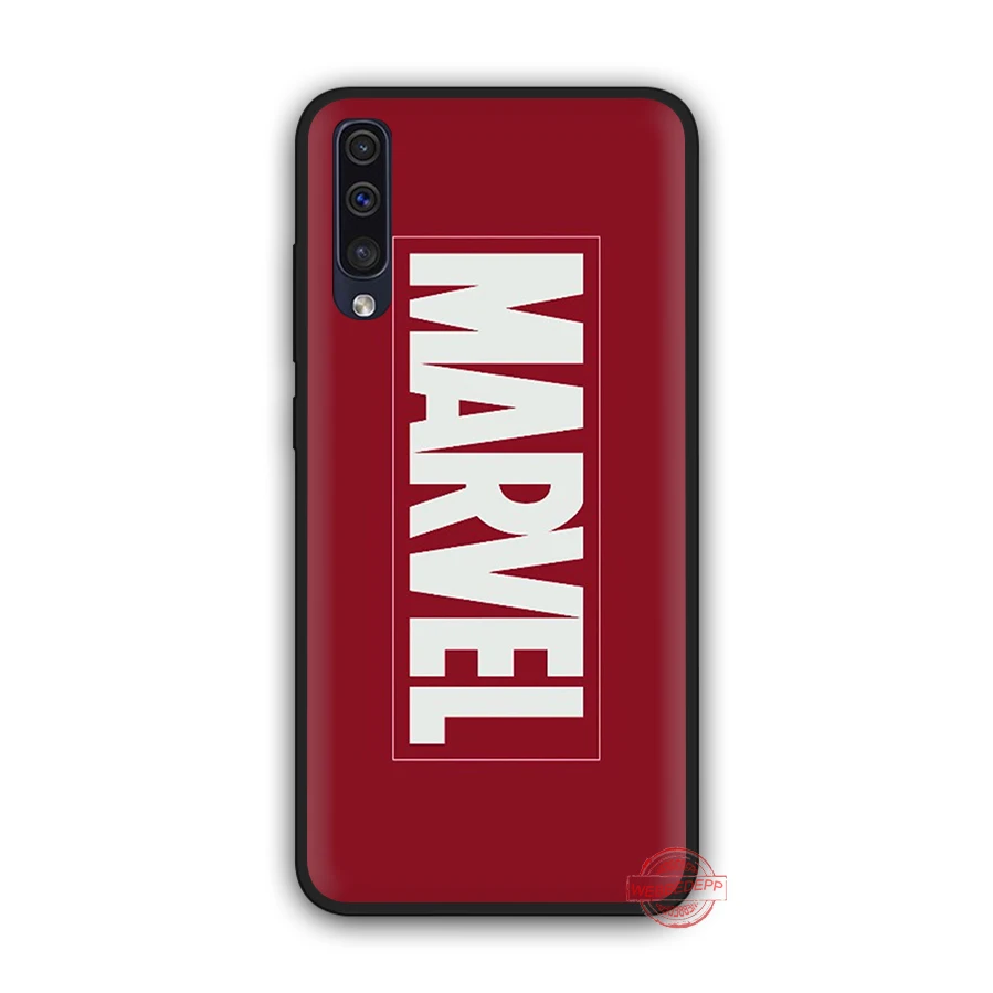 WEBBEDEPP класса люкс с логотипом комиксов Marvel мягкий чехол для телефона для samsung A50s A40s A30s A20s A10s A60 A70 M10 M20 M30 M40 чехол s - Цвет: 4