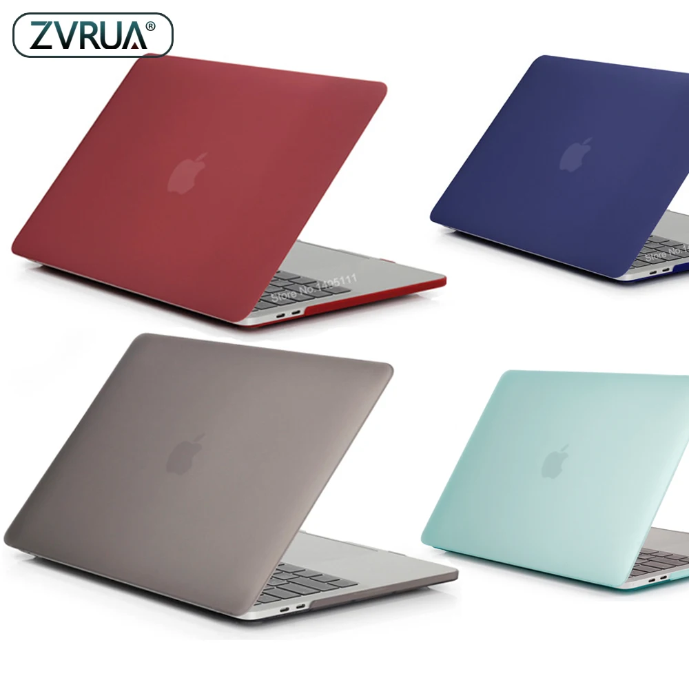 

New Matte Laptop Case For Apple MacBook Air Pro Retina 11 12 13 15 for mac book New Pro 13.3 15 inch with Touch Bar+Keypad Cover