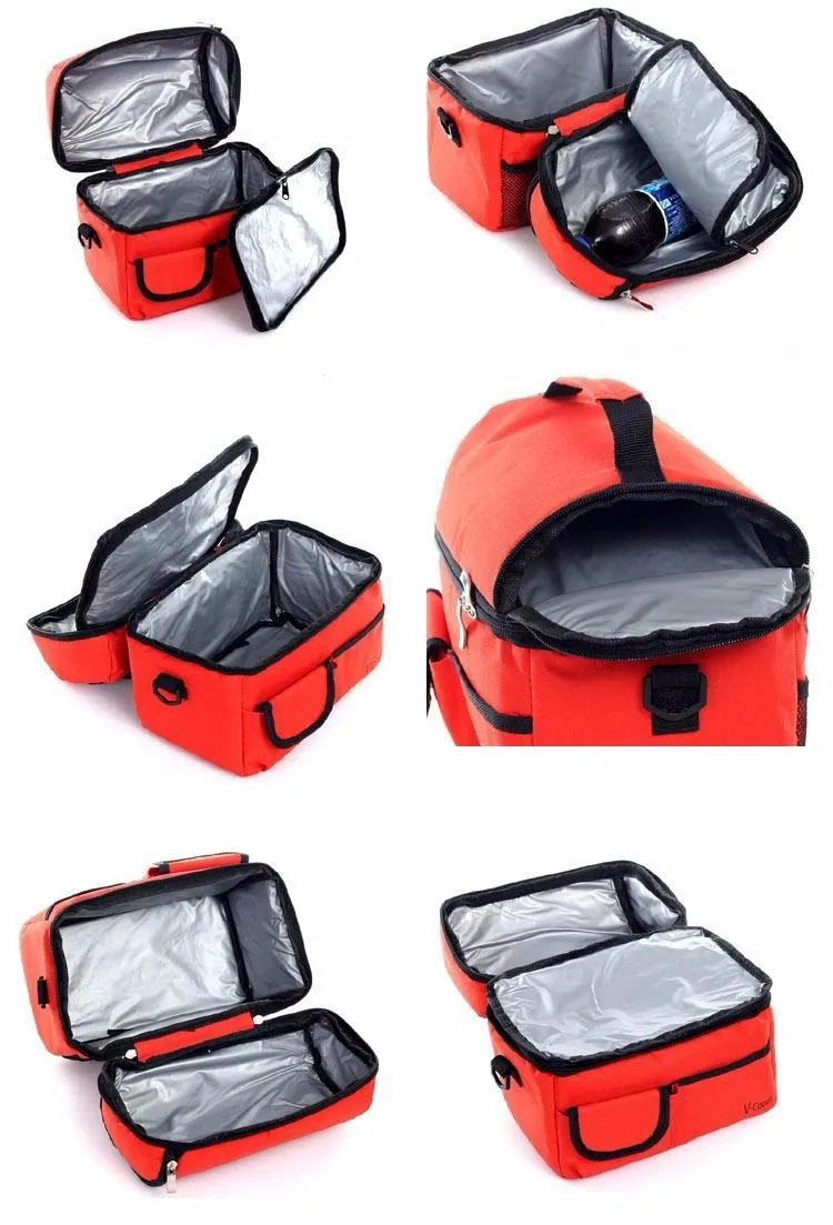 Mihawk 2 слоя изолированная сумка-холодильник тепловой Ланч-бокс для пикника еда вместительная сумка для хранения товар из оптовой партии аксессуар Поставка продукта