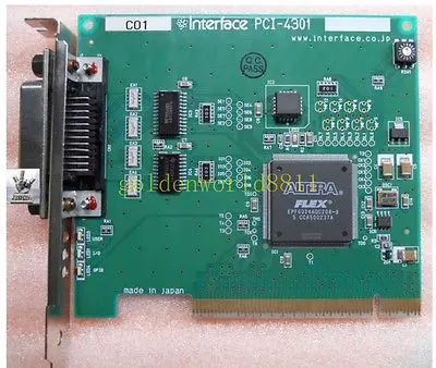 

DHL/EMS 2 LOTS Interface GPIB data acquisition card PCI-4301 good in condition for industry use -A1