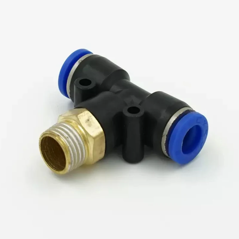 E 100 шт., 6 мм, быстроразъемные соединители, пластиковые стыковые ...