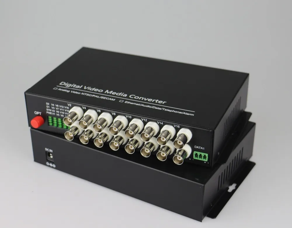 

Mini 16-channel Digital Video Optical single-fiber single-mode fiber converter FC20KM
