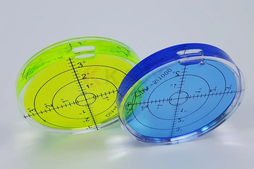 Kacy 2 шт. 60x10 мм Высокая точность яблочко Пузырькового Уровня для строительство Инструменты