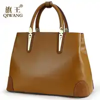 Qiwang Brand Genuine Leather Women Handbags Nappa Leather Bags Luxury Handbags Women Bags Designer Tote Bags For Women