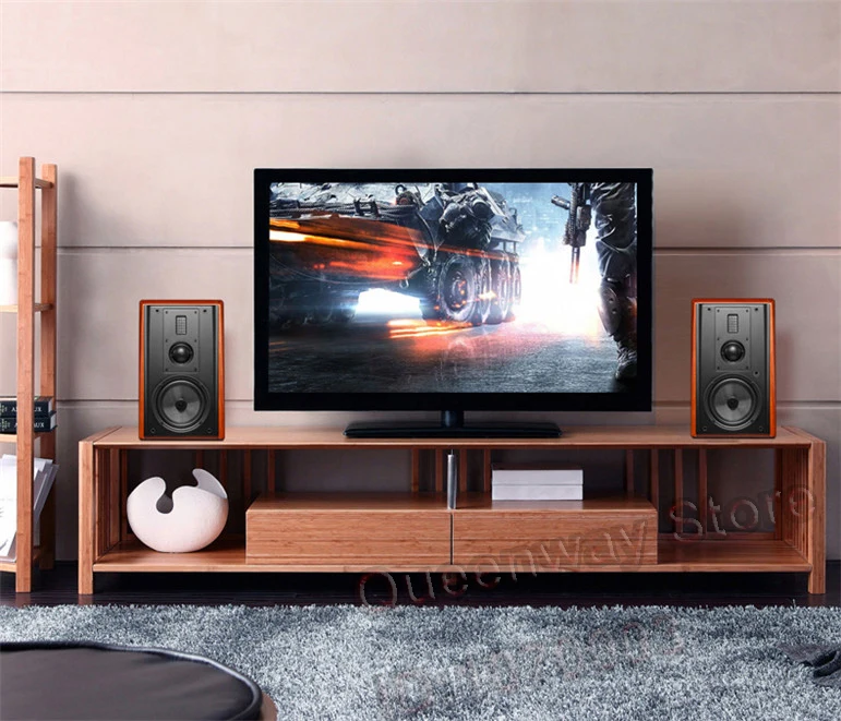 HIVI M3 Hi-Fi 2,0 трехполосная флагманская книжная полка динамик 6," НЧ-динамик 2" СЧ-блок