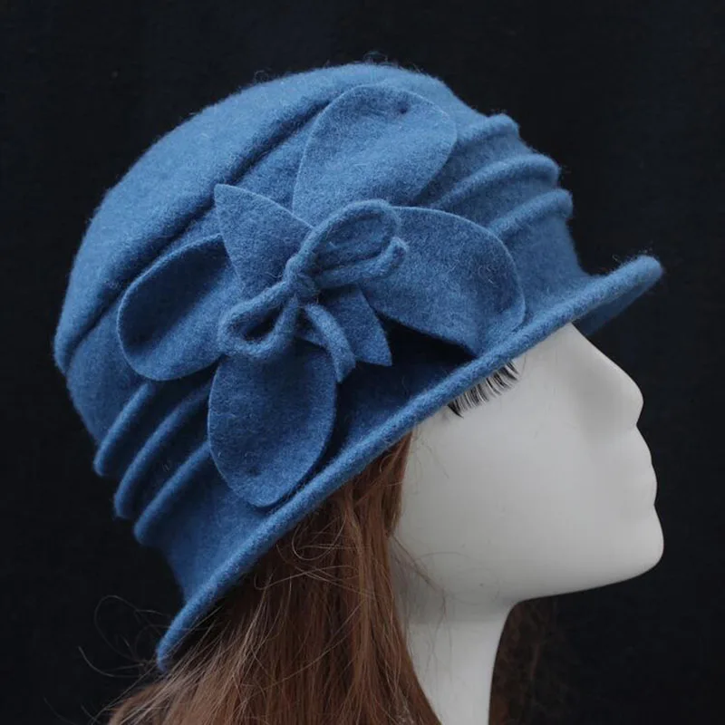Женская зимняя шапка Колокол из 100% шерсти|warm hat|winter women hatwomen hat |