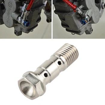 

M10 x 1.25 Pitch Double Banjo Bolt Screw For Brembo Brake Hose Line Master Cylinder For Honda CBR Kawasaki Yamaha Suzuki GSXR
