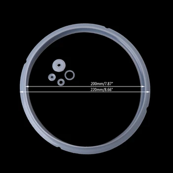 

20cm Silicone Rubber Gasket Sealing Ring For Electric Pressure Cooker Parts 3-4L