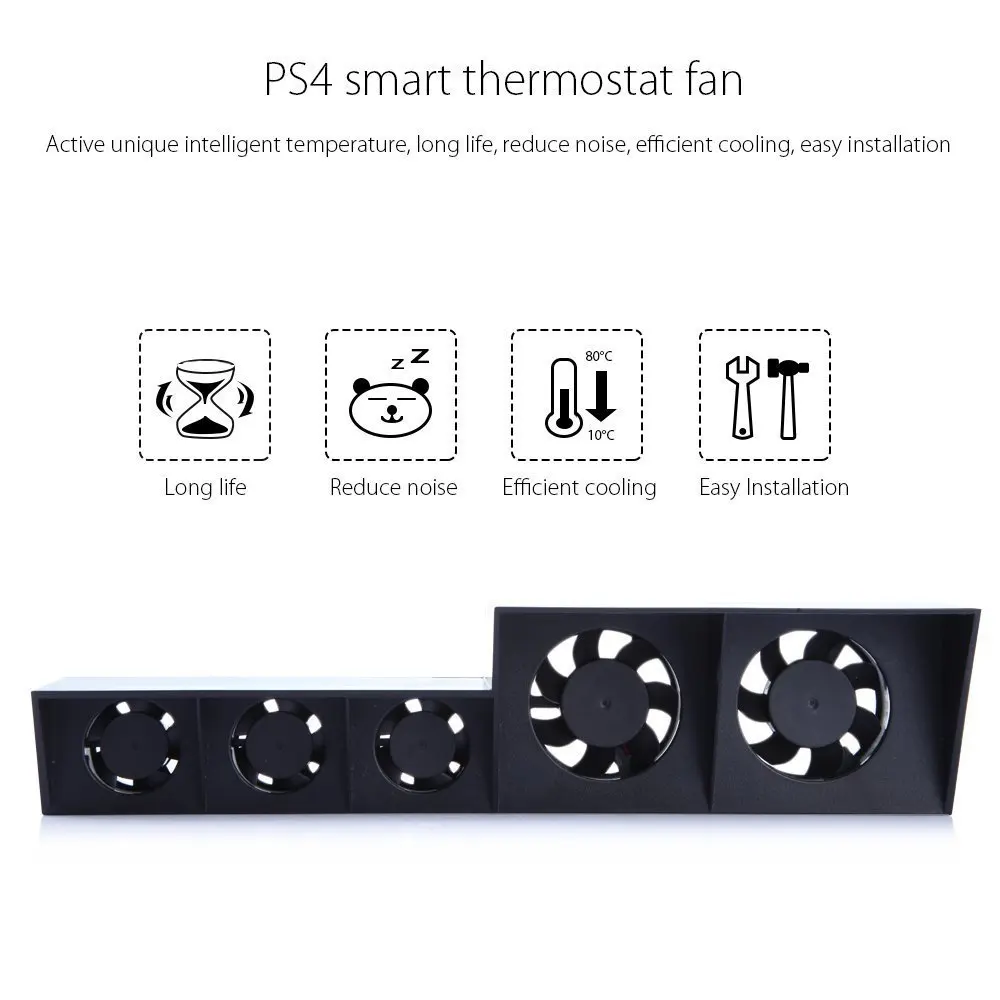Для PS4 Вентилятор охлаждения консоли кулер для sony playstation 4 хост кулер внешний турбо контроль температуры вертикальный стенд вентилятор