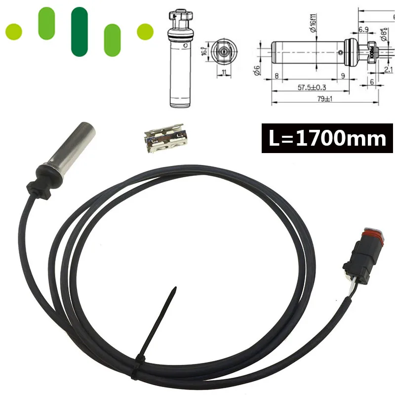 DT 6,61909 ABS Датчик скорости колеса L = 1700 мм для Man Renault Volvo Scania 4410329950 1531361 20723702 5010457874 7421363474