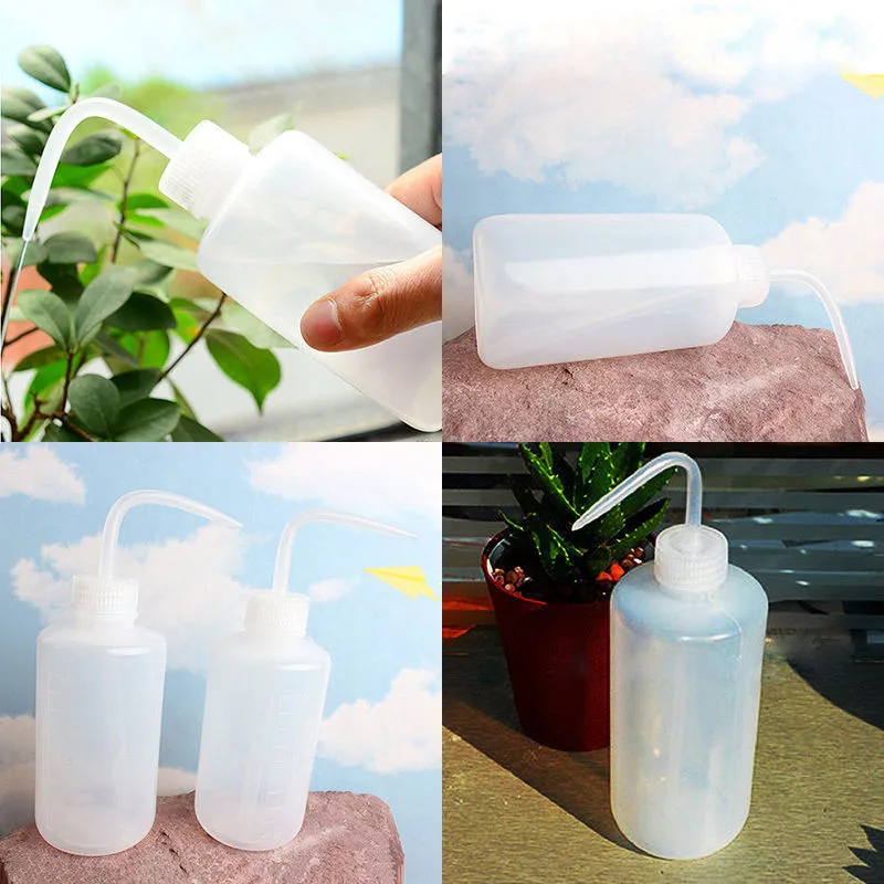 

250/500ML Large Watering Diffuser Squeeze Tattoo Washing Cleaning Clean Lab ABS Bottle Watering Irrigation Sprayers