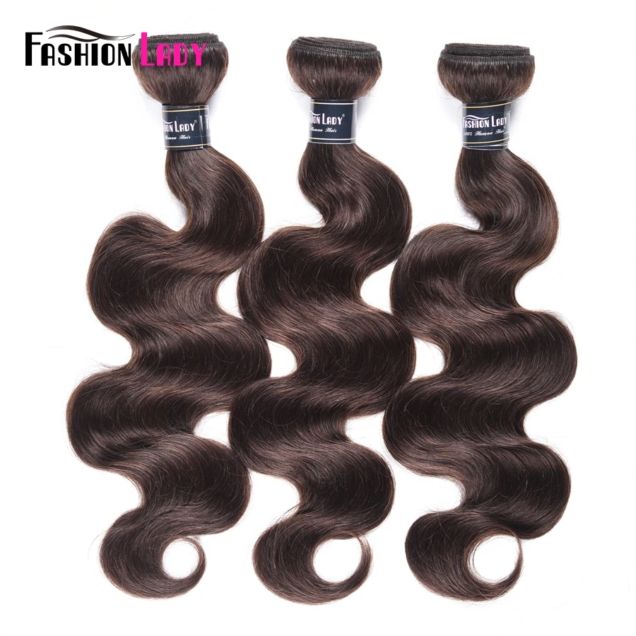 Fashion Lady Pre Colored Peruvian Hair Bodywave Bundles 100 Human