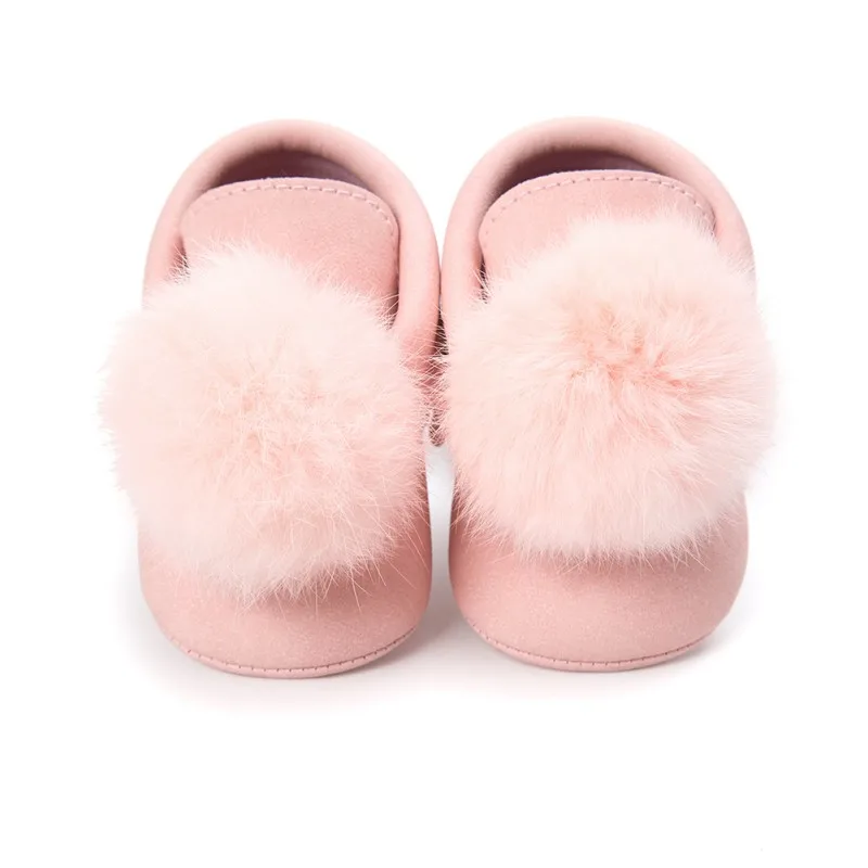 Осенне-зимняя повседневная нескользящая обувь из искусственной кожи для прогулок дышащие Туфли-кроссовки с мягкой подошвой для новорожденных мальчиков и девочек от 0 до 18 месяцев - Цвет: AS SHOW