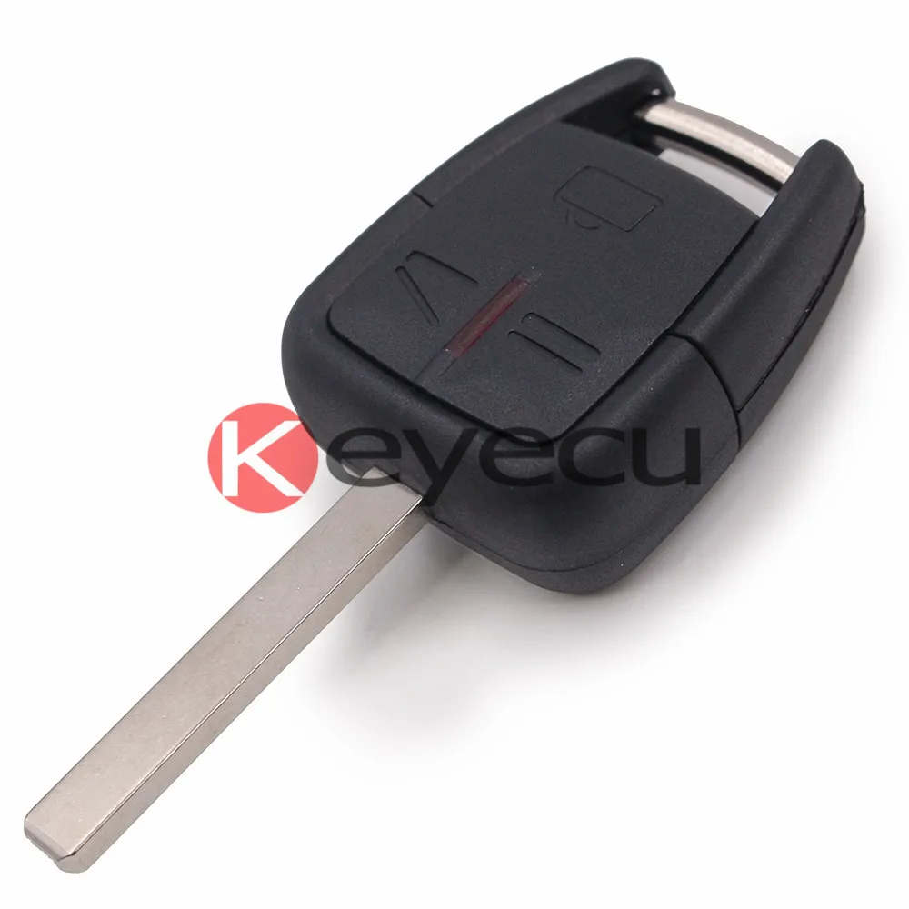 Keyecu дистанционного ключа автомобиля Fob 3 кнопки 433,92 МГц ID40 для Opel Vauxhall, GM#24424728, HU43 лезвие - Количество кнопок: 5pcs