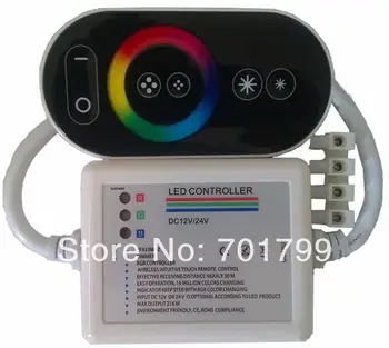 

LED RGB touch controller;DC12-24V input;6A*3CH output