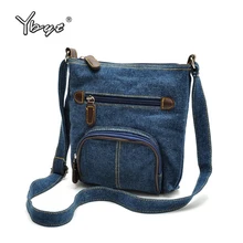 Ybyt бренд новые джинсовые ковша Повседневная сумки Hotsale Женщины покупки портмоне сумка Lady Crossbody сумка