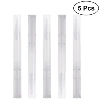 

3ml Twist Pens Nail Oil Pen Cosmetic Eyelash Growth Liquid Transparent Empty Container Applicators Tube with Brush Tip
