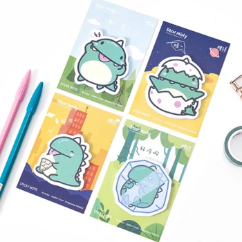 

30 PCS Creative Little Dragon Green Paper Memo Pad Decoration DIY Ablum Diary Scrapbooking Label Sticker Cute Stationery