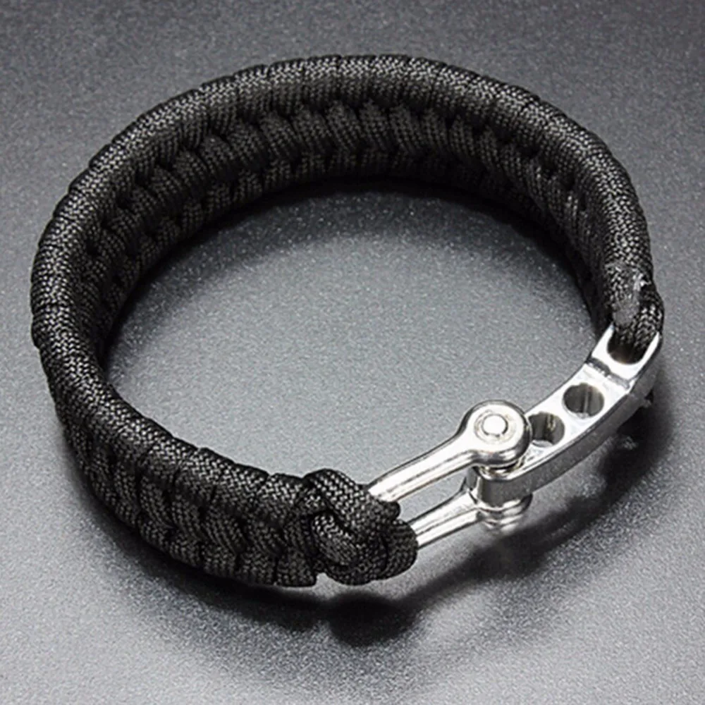 7 الأساسية سلك يو شكل بقاء paracord سوار paracord في حبل السلامة إبزيم أسود التخييم الصلب تكبل buckletravel أطقم 7 الأساسية سلك يو شكل بقاء paracord سوار paracord في حبل السلامة إبزيم أسود التخييم الصلب تكبل buckletravel أطقم
