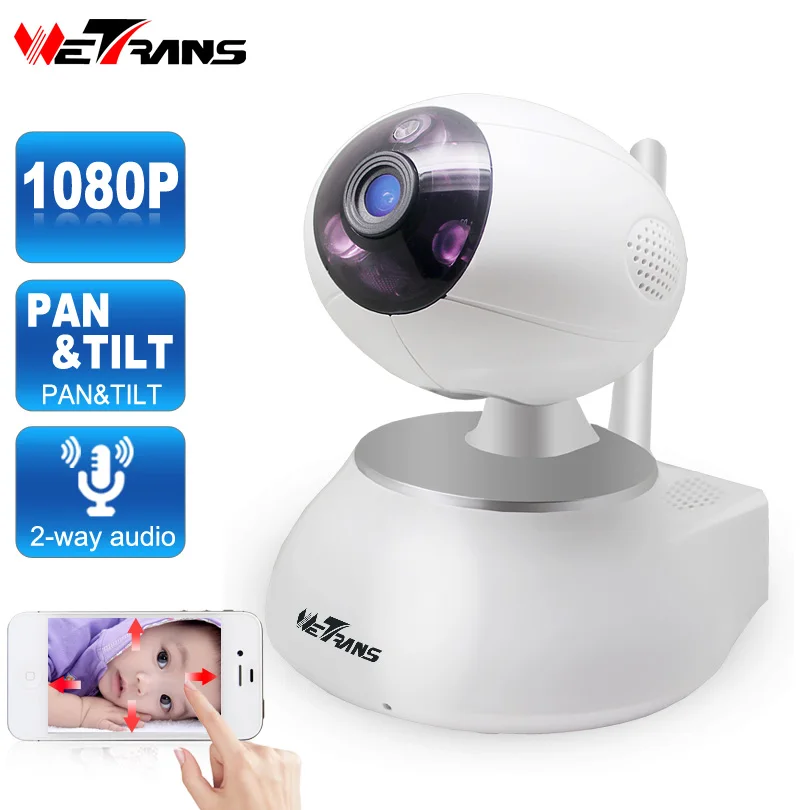 

IP Camera Wi-fi Full HD 1080P P2P Pan Tilt Wireless Alarm Controller Baby Monitor Night Vision P2P Smart Home Robot Camera Wifi