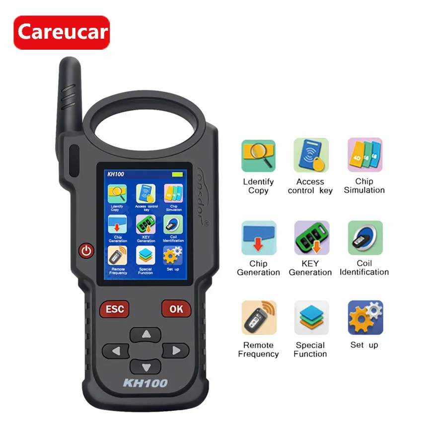 

Lonsdor KH100 Hand-Held Remote Key Programmer