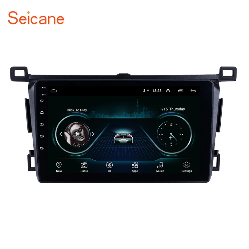 Seicane 2din Android 8,1 " Автомобильный gps головное устройство плеер для Toyota RAV4 правая рука вождения 2013 с Wi-Fi