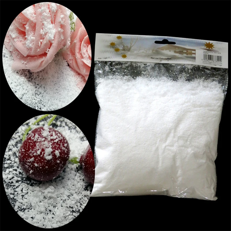 

2019 Instant Xmas Magic Snow Powder Xmas Tree Decorations Christmas Home Decor Artificial Snow Scene WSD037