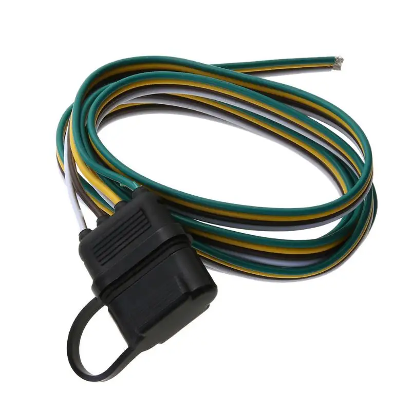 

5ft 4 Pin Plug Automobile Trailer Light Wiring Harness Extension Adapter 12V Vehicle Wire Connector Car Accessaries