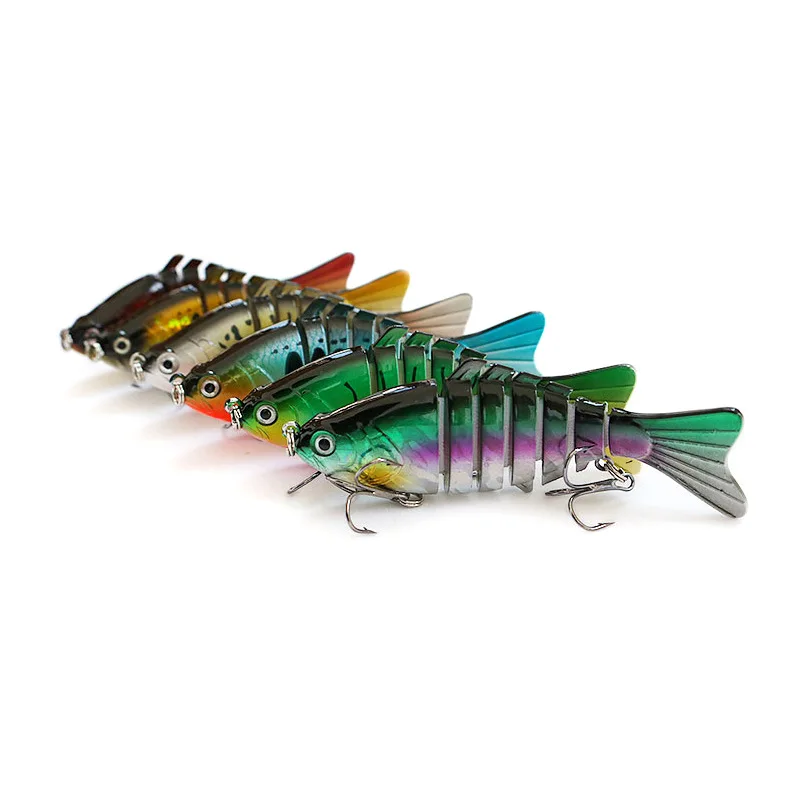 

1Pc Fishing Lures 10cm Sinking Wobblers Multi Jointed Swimbait Lifelike Lure Hard Baits Fishing Tackle for Bass Trout Pesca Isca