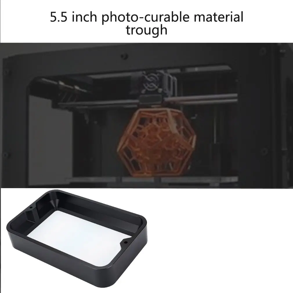 

3D Printer Accessories Light Curing 3D Printer Trough Resin Groove Resin Trough for Photosolidified 3D Printer