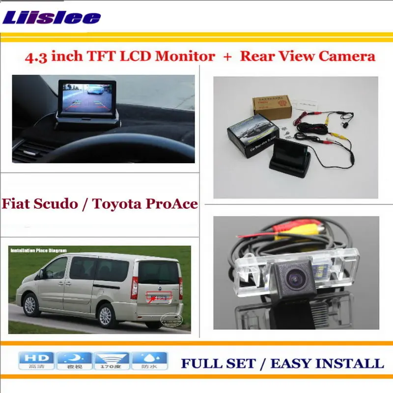 Liislee For Fiat Scudo For Toyota ProAce Car Reverse Backup Rear font b Camera b font