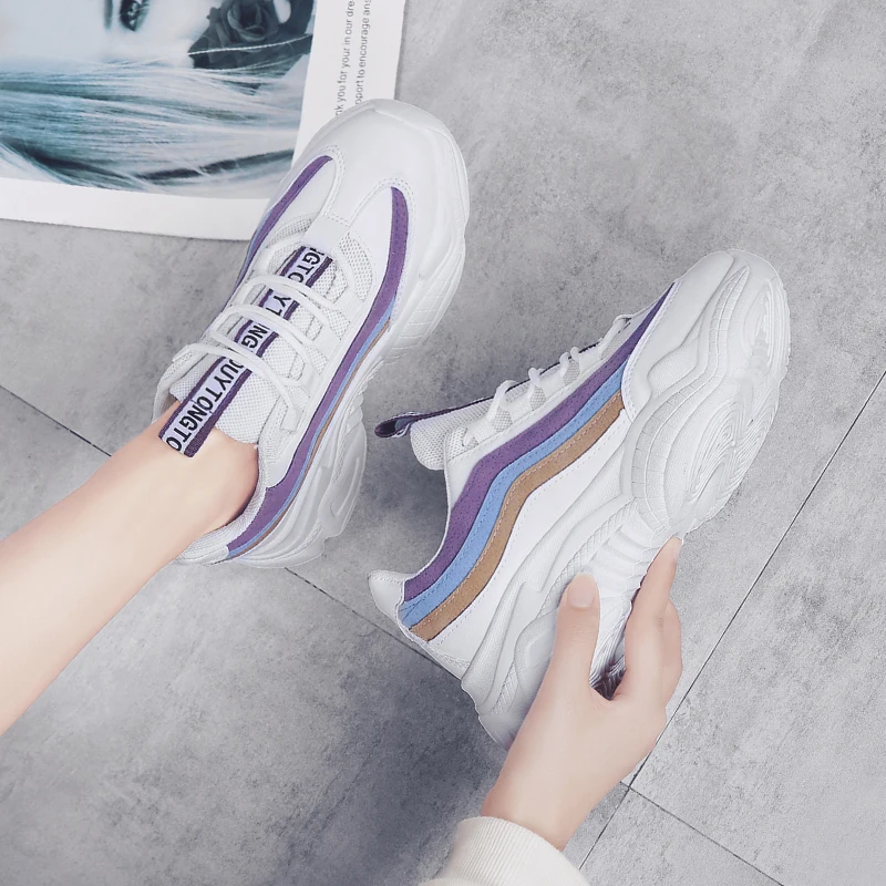 

CAMTOO Shoes Woman Fashion Platform Chunky Sneakers Women Casual Shoes Trends Lady Spring Comfortable Footwear Zapatos De Mujer