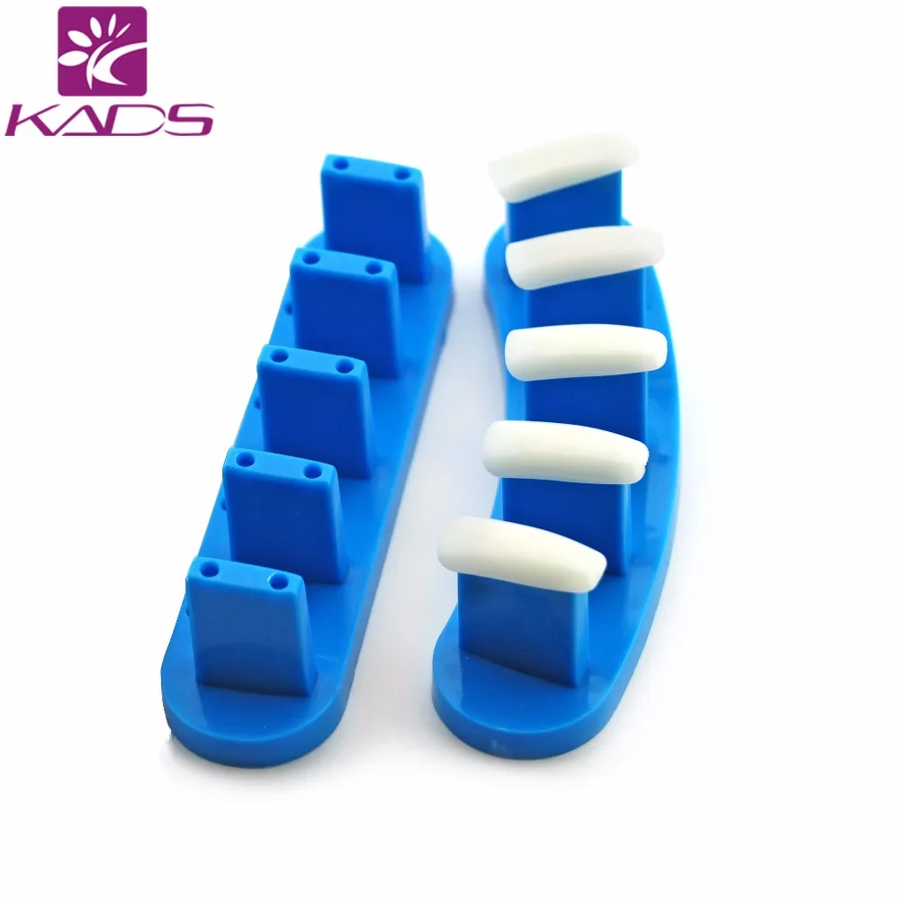 

KADS 2pcs/set High Qulity Plastic Tip Stand for Practice Use Practice Training Nail Art False Tips Display Training Tool